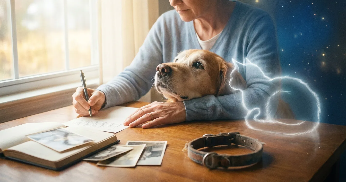 Como escrever uma carta de despedida para o seu pet